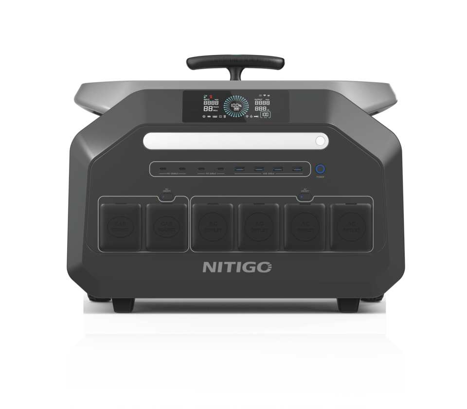 NITIGO P3200 Tragbare Powerstation 3200W