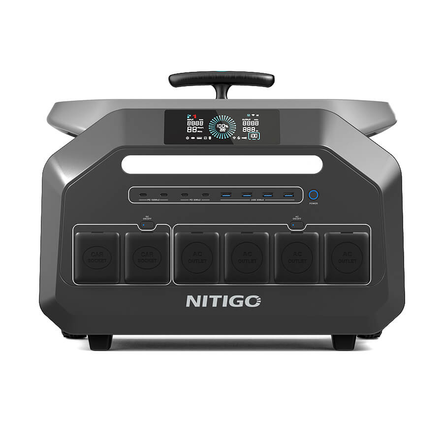 NITIGO P3200 Tragbare Powerstation 3200W