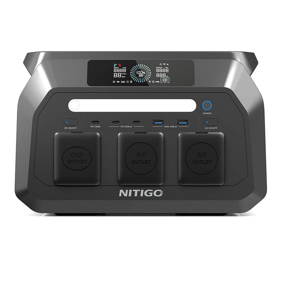 NITIGO P800 Tragbare Powerstation 800W