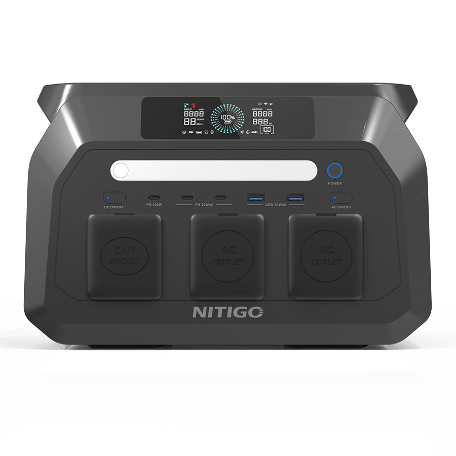 NITIGO P800 Tragbare Powerstation 800W