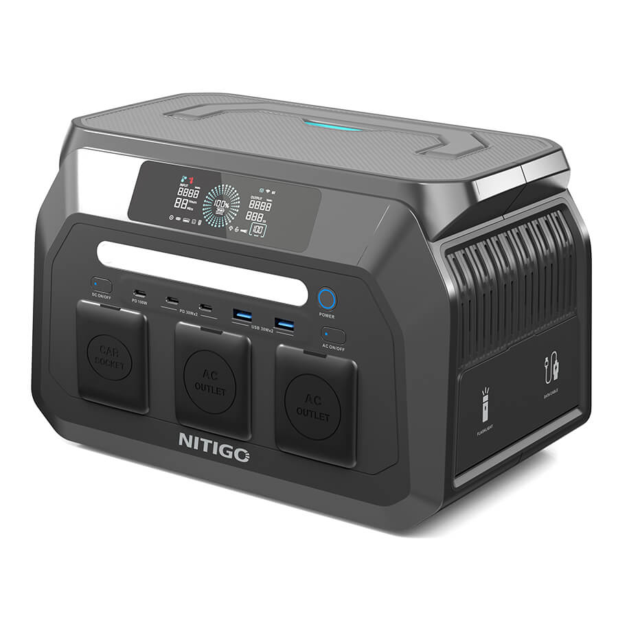 NITIGO P800 Tragbare Powerstation 800W