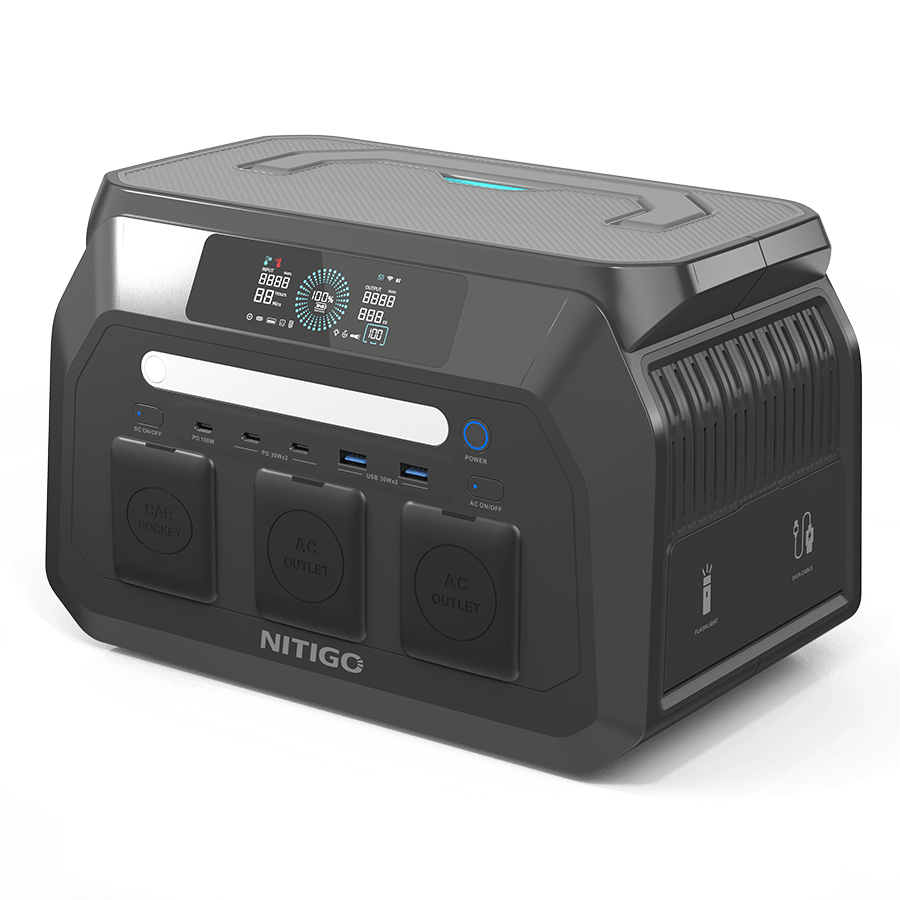 NITIGO P800 Tragbare Powerstation 800W